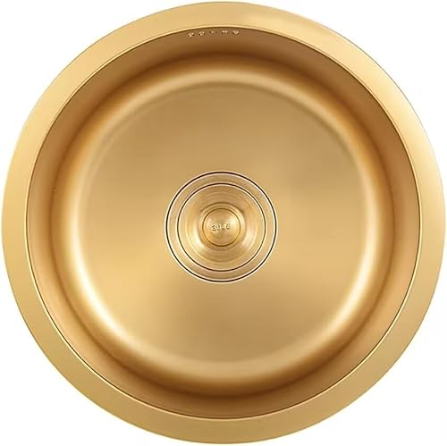 Küchenspüle Großer Gebogener Wasserhahn Goldspüle Bartheke Mini-Rundspüle Wasserhahn Kreisförmiger Küchenhahn-40cm Gold Küchenspüle Großer Gebogener Wasserhahn Goldspüle Bartheke Mini-Rundspüle Wasserhahn Kreisförmiger Küchenhahn-40cm Gold von GLETSF