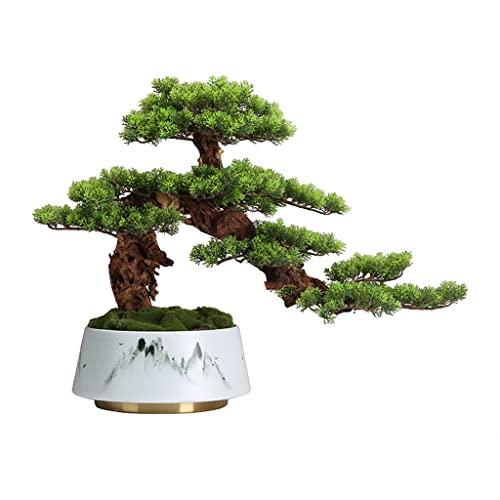 Künstliche Pflanzen, Künstliche Pflanzensimulation Für Den Innenbereich, Einladende Kieferngrünpflanze, Bonsai, Keramik-Blumentopf, Geeignet Für Heimdekoration, Pflanzend Künstliche Pflanzen, Künstliche Pflanzensimulation Für Den Innenbereich, Einladende Kieferngrünpflanze, Bonsai, Keramik-Blumentopf, Geeignet Für Heimdekoration, Pflanzend von GLETSF