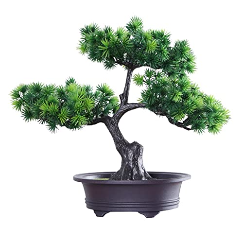 Künstliche Willkommens-Kieferpflanze Im Topf, Künstlicher Kleiner Baum, Bonsai, Heimdekoration, Geeignet Für Arbeitsplatten Im Wohnzimmer Und Büro Künstliche Willkommens-Kieferpflanze Im Topf, Künstlicher Kleiner Baum, Bonsai, Heimdekoration, Geeignet Für Arbeitsplatten Im Wohnzimmer Und Büro von GLETSF