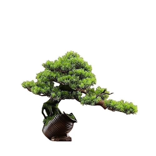 Künstlicher Kleiner Bonsai-Baum, Büro, Chinesischer Bonsai, Simulation, Einladender Kiefern-Bonsai, Grüne Pflanzenornamente, Innendekoration, Veranda, Simulationsbaum, Wo-B Künstlicher Kleiner Bonsai-Baum, Büro, Chinesischer Bonsai, Simulation, Einladender Kiefern-Bonsai, Grüne Pflanzenornamente, Innendekoration, Veranda, Simulationsbaum, Wo-B von GLETSF