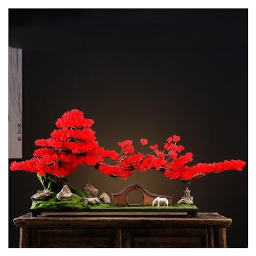 Künstlicher Kleiner Bonsai-Baum, Simulation Einer Einladenden Kiefer, Für Wohnzimmer, Veranda, Eingang, Bonsai, Hoteldekoration, Büro, Mikrolandschaft, Ornamente, Wohnzim-D Künstlicher Kleiner Bonsai-Baum, Simulation Einer Einladenden Kiefer, Für Wohnzimmer, Veranda, Eingang, Bonsai, Hoteldekoration, Büro, Mikrolandschaft, Ornamente, Wohnzim-D von GLETSF