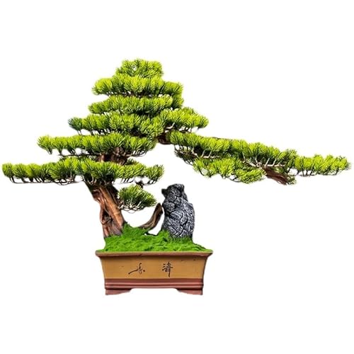 Künstlicher Kleiner Bonsai-Baum, Simulation Einladender Kiefernornamente, Bonsai, Für Zuhause, Innenbereich, Wohnzimmer, Topf, Kunstbaum, Hotel, Veranda, Schreibtischdeko Künstlicher Kleiner Bonsai-Baum, Simulation Einladender Kiefernornamente, Bonsai, Für Zuhause, Innenbereich, Wohnzimmer, Topf, Kunstbaum, Hotel, Veranda, Schreibtischdeko von GLETSF