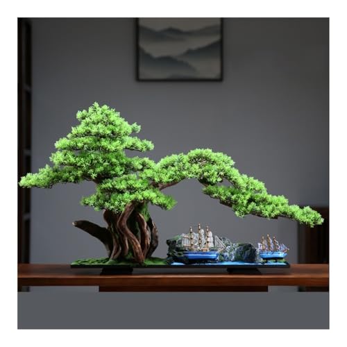 Künstlicher Kleiner Bonsai-Baum, Simulation Einladender Kiefernornamente, Grüne Pflanzen Für Das Wohnzimmer, Landschaftsgestaltung, Hotelrezeption, Künstliche Baumlandsch-B Künstlicher Kleiner Bonsai-Baum, Simulation Einladender Kiefernornamente, Grüne Pflanzen Für Das Wohnzimmer, Landschaftsgestaltung, Hotelrezeption, Künstliche Baumlandsch-B von GLETSF