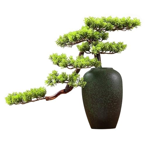 Künstlicher Kleiner Bonsai-Baum Im Chinesischen Stil, Einladende Kiefern-Bonsai-Dekoration, Ornamente Für Den Innenbereich, Simulationspflanze, Topfpflanze, Veranda, Krea-A Künstlicher Kleiner Bonsai-Baum Im Chinesischen Stil, Einladende Kiefern-Bonsai-Dekoration, Ornamente Für Den Innenbereich, Simulationspflanze, Topfpflanze, Veranda, Krea-A von GLETSF
