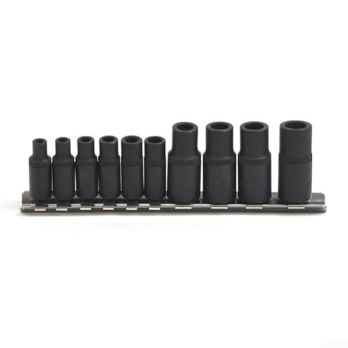 10-teiliges Gewindebohrer-Set mit Rücklaufhülse für einfaches Einfädeln, inklusive Werkzeug für einen reibungslosen Arbeitsablauf 10-teiliges Gewindebohrer-Set mit Rücklaufhülse für einfaches Einfädeln, inklusive Werkzeug für einen reibungslosen Arbeitsablauf von GLFLOW