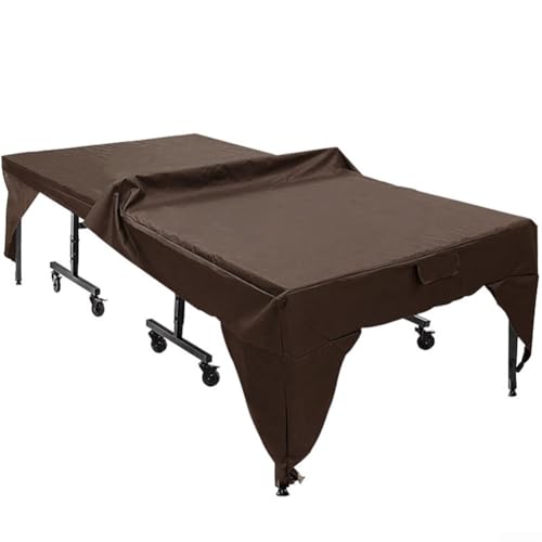 190T 210D Wasserdichte Tischtennisplatte Abdeckung Staubdichte Schutzschicht mit UV-Beschichtung für den Innen- und Außenbereich (190T) von GLFLOW