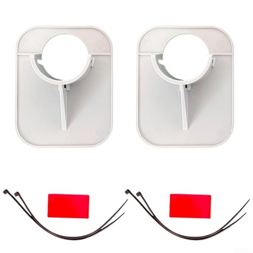 2 ABS-Poolschlauchhalter für 26 38 mm Schläuche, halten effektiv die Schlauchposition und unterstützen Pool-Filtrationssysteme (2 Stück grau) von GLFLOW