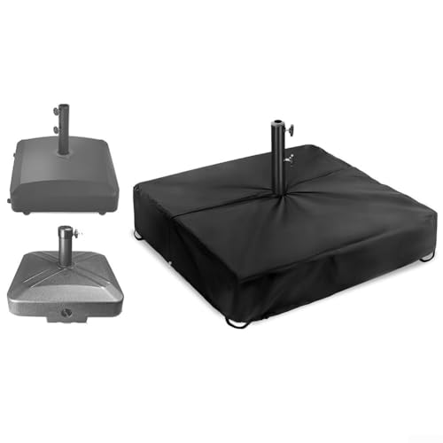 420D Oxford Cloth Umbrella Base Cover Designed for Patio Use, Waterproof and Dustproof, Square Fit for Most Bases (53.3 x 53.3 x 12.7 cm) von GLFLOW