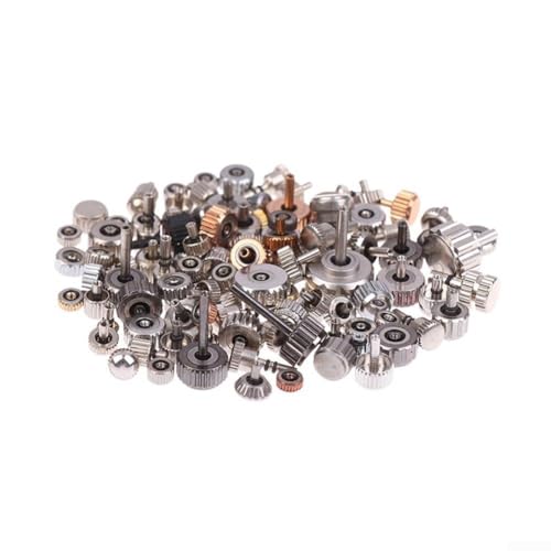 50100-teiliges Uhren-Demontageteile und Reparaturzubehör-Set für DIY-Uhren-Wartung und handgefertigte Projekte (100 Stück) von GLFLOW