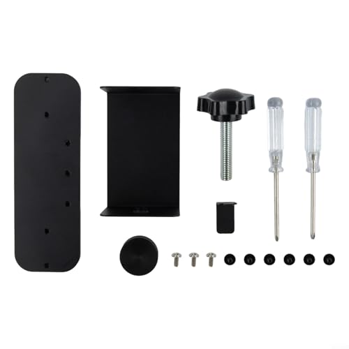 Anti-Diebstahl, kein Bohren, Türklingel-Halterung, kompatibel mit Video-Türklingel, passend für Türen 0 5,1 cm dick, sicheres Edelstahl-Material (schwarz) von GLFLOW