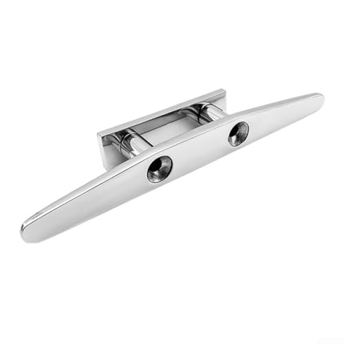 Bootsdock Deck Seil Klampe aus 316 Edelstahl für Meeresumgebungen, bietet starken Festmacher und Widerstand, erhältlich in 10,2 cm, 12,7 cm und 15,2 cm (4 Zoll) von GLFLOW