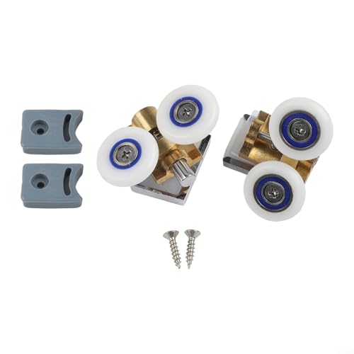 Doppelrollen für Duschtüren, rostbeständig, verchromt, für Badezimmer-Upgrades Doppelrollen für Duschtüren, rostbeständig, verchromt, für Badezimmer-Upgrades von GLFLOW