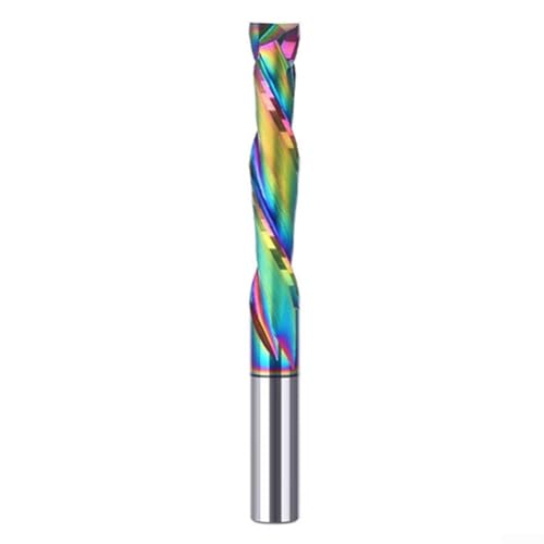 Doppelschneidiger Verbundfräser für Präzisionsbearbeitung, 2-schneidig, Spiraldesign mit effektiver Spanverwaltung (6,35 x 6,35 x 31,75 x 76,2) von GLFLOW