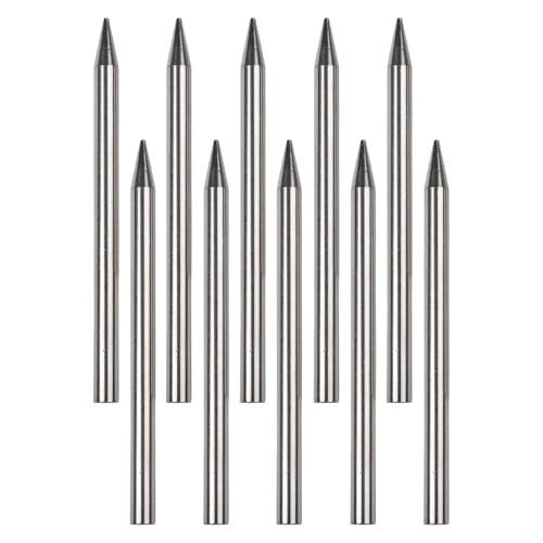 Edelstahl-Werkzeuge, ideal zum Weben und Nähen von Armbändern, Gürteln und Reparaturen, 78 x 5 mm Nähfäden (10 Stück) von GLFLOW