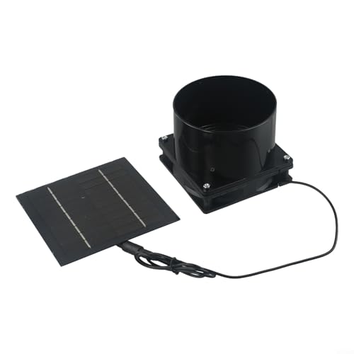 Effizienter 5 W 6 V Solar-Abluftventilator für Wohnmobile und Häuser reduziert die Innentemperatur (Solarpanel) von GLFLOW