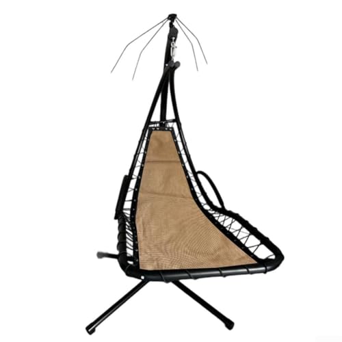 Ersatz-Sitztuch für Hängeschaukelstühle, kompatibel mit Textilene-Gewebe, mehrere Set-Konfigurationen mit Stuhltuch und Seil (1 Stück ohne Taschen) von GLFLOW
