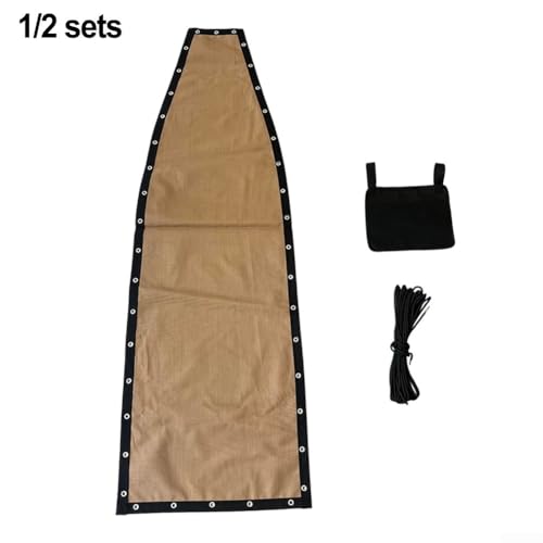Ersatz-Sitztuch für Hängeschaukelstühle, kompatibel mit Textilene-Gewebe, mehrere Set-Konfigurationen mit Stuhltuch und Seil (2 Stück mit Taschen) von GLFLOW