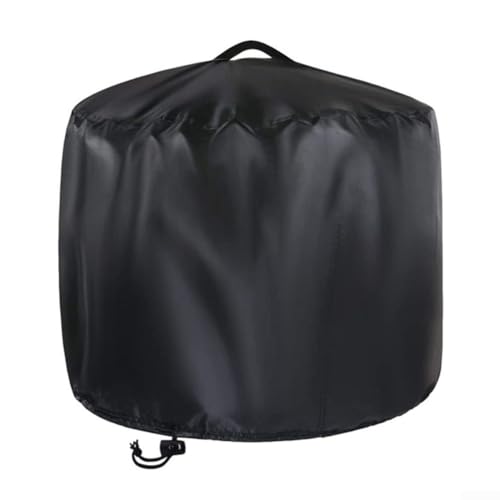 Feuerstelle Unterstand 420D Polyester Wasserdicht Abdeckung Outdoor Herd Schutz Winddicht Staubdicht Strapazierfähig mit Seitentasche Schwarz Mehrere Größen (L) von GLFLOW