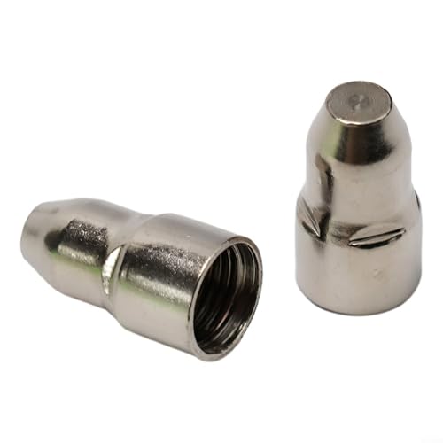 GLFLOW 100 Stück für P80 Plasma Verbrauchsmaterialien Elektroden Düsen-Set für Luftplasmaschneider Taschenlampe CUT-70 CUT-80 CUT-100 CUT-120 (1,1 mm) von GLFLOW