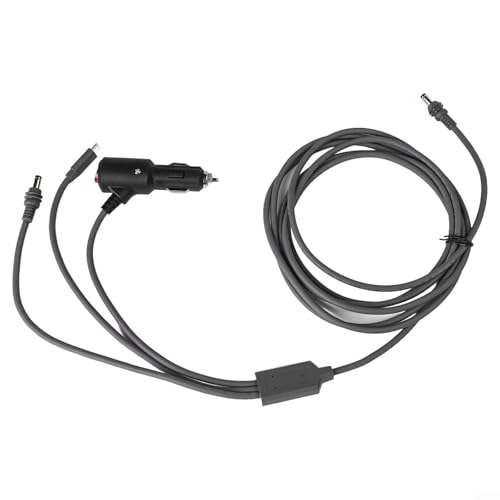 GLFLOW 100 W 3-in-1-Stromkabel mit Kfz-Ladegerät für Starlink Mini, DC-Kabel und USB-C-zu-DC-Adapter für Wohnmobil, Camping, LKW, Zuhause (300 cm) von GLFLOW