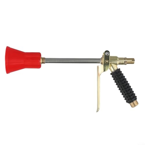 GLFLOW Automatisches Bewässerungssystem Kupfer Hochdrucksprüher Rotationszerstäubung Gartenbewässerung Winddicht Bewässerung Rasen Gras Blume Auto Reinigungswerkzeug (langer Stil) von GLFLOW