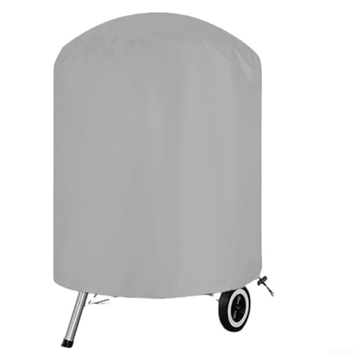 GLFLOW BBQ Grill Cover Waterproof 70x70cm Oxford Protective Cover for Grill with Drawstring UV Resistant Outdoor Chimney Cover(Silver) von GLFLOW