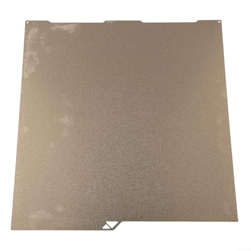 GLFLOW Doppelseitig strukturierter Federstahl gebaut für Oberfläche hitzebeständige magnetische Plattform für Kobra3 für 3D-Drucker 256 x 268 mm (A) von GLFLOW