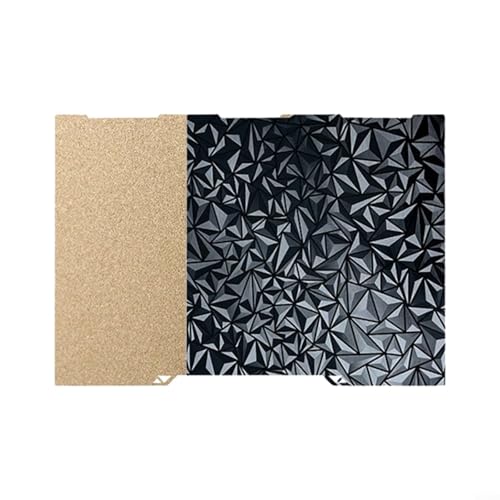 GLFLOW Doppelseitig strukturierter Federstahl gebaut für Oberfläche hitzebeständige magnetische Plattform für Kobra3 für 3D-Drucker 256 x 268 mm (C) von GLFLOW