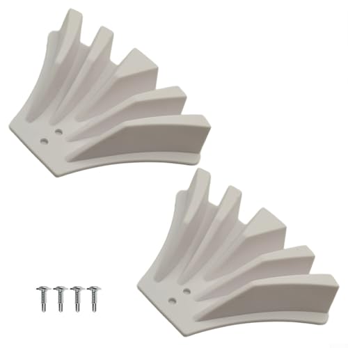 GLFLOW Downspout Diverter Extensions 2 Pack Rain Water Dispersal System For Garden Foundation Roof Drainage (White) von GLFLOW