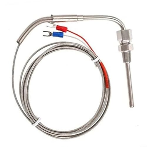 GLFLOW EGT K Typ Thermoelement Abgassonde Hochtemperatursensor mit Gewinde aus Edelstahl für industriellen Einsatz, 2 m GLFLOW EGT K Typ Thermoelement Abgassonde Hochtemperatursensor mit Gewinde aus Edelstahl für industriellen Einsatz, 2 m von GLFLOW