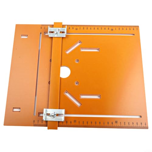 GLFLOW Elektrische Säge, Führungsschiene, Grundplatte, 28 x 25 cm, Bakelit, stanzfreies Design mit klarer Skala für 90/45-Grad-Schneiden, kompatibel (28 x 35 cm) von GLFLOW