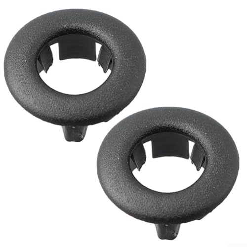 GLFLOW Für BMW X5 E53 Türschloss Stangendurchführung 51418408567 2 Stück Schwarz ABS Für 1999-2006 Modelle von GLFLOW