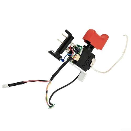 GLFLOW Für Metabo Ersatzschalter 343412370 für 10,8 V 12 V Akku-Bohrschrauber für PowerMaxx BS Zubehör Metallkomponente von GLFLOW
