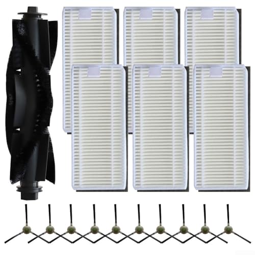 GLFLOW Hauptbürste Seitenbürste Filter Kit für U180 M1 M2 Pro M2 Plus LS1 K8 Roboterstaubsauger Zubehör (B) von GLFLOW