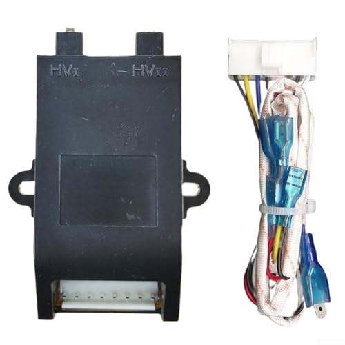 GLFLOW Pulse Igniter Elektrode Wire Kit für DHLX Modelle 028031039040043 Gasherd Zündsystem mit 6 Ausgängen Druckknopf Schwarz 15 x 7 x 5 cm (1) von GLFLOW