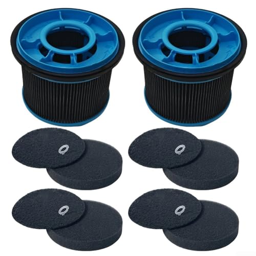 GLFLOW Staubsaugerfilter-Ersatz-Set inkl. 2 Filter und 4 Vorfilter-Pads für Bissell 280W Akku-Staubsauger von GLFLOW