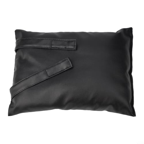 GLFLOW Wasserhahn-Abdeckung, wasserdicht, Leder, isoliert, für den Außenbereich, 26 x 18 cm, Winterfrostschutz für Garten, Terrasse, Rasen, Außenhähne (schwarz) von GLFLOW