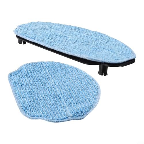 GLFLOW Wischmopp-Pad-Halterung, kompatibel mit MAMNV BR150 BR151 Roboter-Staubsauger-Mikrofaser-Pad-Montageset (1 Wischmopphalterung + 2 Lappen) von GLFLOW