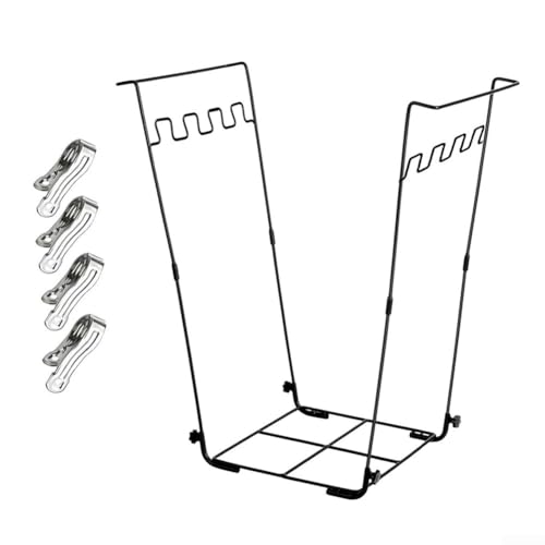 Garten-Müllsack-Rack geeignet für 107-120 Liter Müllsäcke mit Clips (4 Stück) von GLFLOW