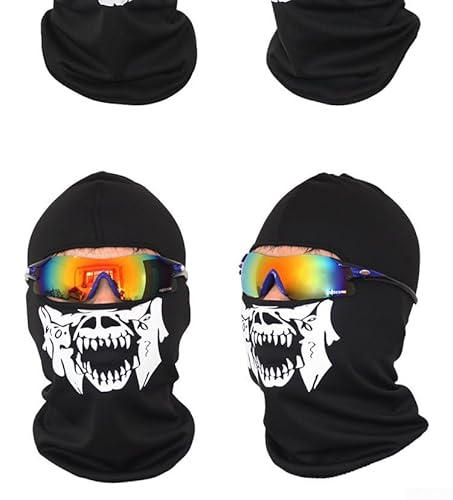 Innovatives Design, stilvolle Polyester-Fahrradmaske mit auffälliger Totenkopf-Form (MJ-002B) von GLFLOW
