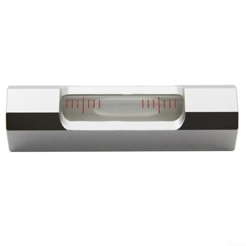 Leichte und kompakte Edelstahl-Nivelliermaschine mit Blase, perfekt für DIY-Projekte (Silber) von GLFLOW