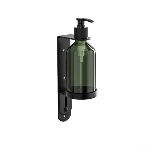 Manueller Seifenspender zur Wandmontage, Pumpflaschenhalter für Shampoo, Conditioner und andere Flüssigkeiten (1 Flasche) von GLFLOW