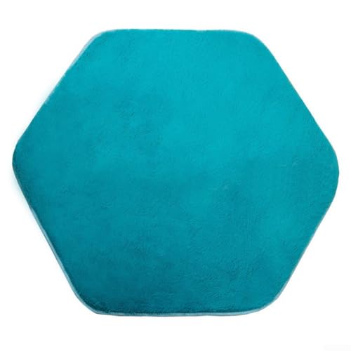 Mehrzweck-Teppich für Kinder, weich, sechseckig, für Spielzelte und Wohnräume, Blau von GLFLOW