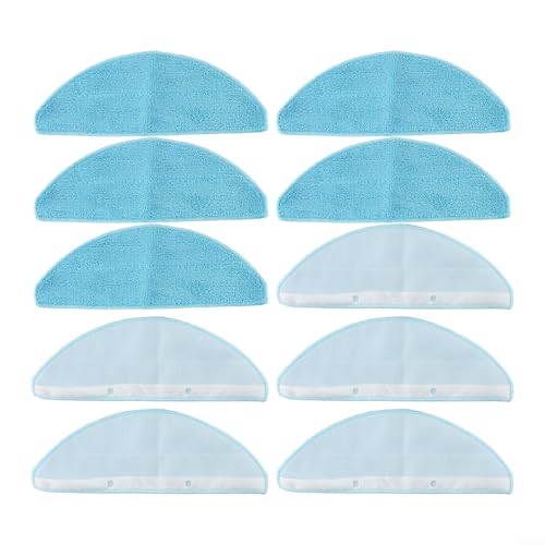 Mikrofaser-Reinigungstücher für Cecotec für Conga 7490, Genesis 7490 und XTreme Roboter, entworfen für effektive Reinigung auf harten Böden und Fliesen, 4 oder 10 Stück (10 Stück) von GLFLOW