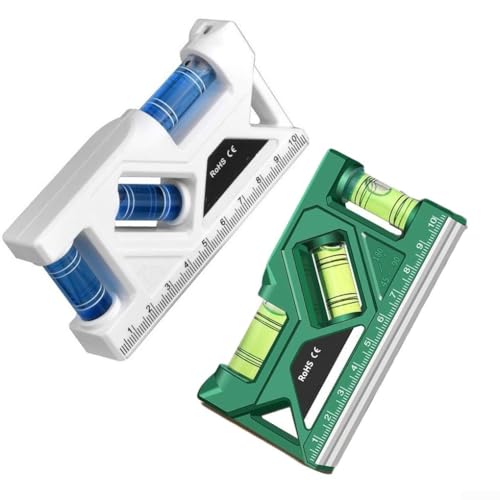 Mini-Wasserwaage mit starkem magnetischem Design für einfaches Nivellieren und Messen, 2 Stück Mini-Wasserwaage mit starkem magnetischem Design für einfaches Nivellieren und Messen, 2 Stück von GLFLOW
