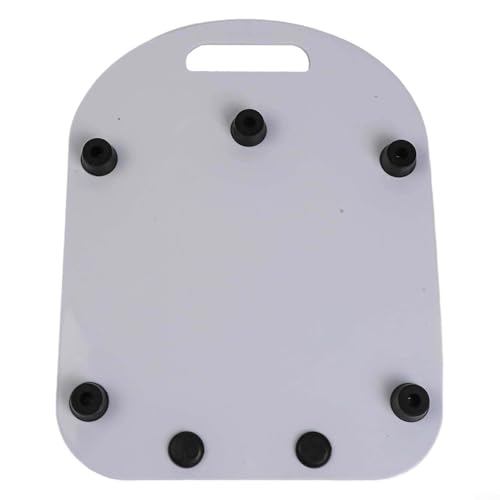 Passgenaue rutschfeste Matte für Thermomix und schützt Ihre Küchenoberflächen (weiß) von GLFLOW