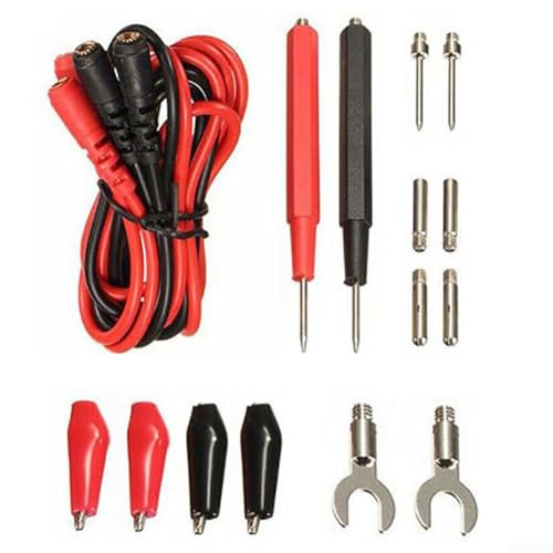Präzisionsfokussiertes 16-teiliges Multimeter-Kabel und Zubehör-Set mit Clip-Befestigungen von GLFLOW