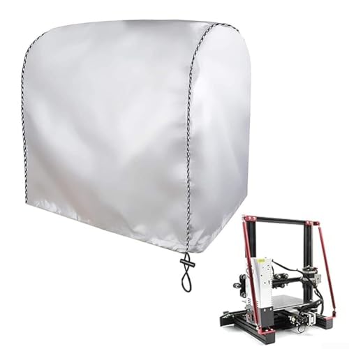 Schutzhülle für 3D-Drucker mit wasserdichtem und staubdichtem Design für 3 und 3 Pro, verstellbarer Kordelzug unten, um den Drucker sauber und trocken zu halten (50 x 50 x 55 cm) von GLFLOW