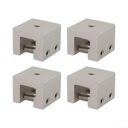 Solarmodul-Dachnahtklemmen-Set 148-teilig mit Aluminiumkonstruktion und Edelstahlschrauben für sichere Montage auf gefalteten Metalldächern (4 Stück) von GLFLOW