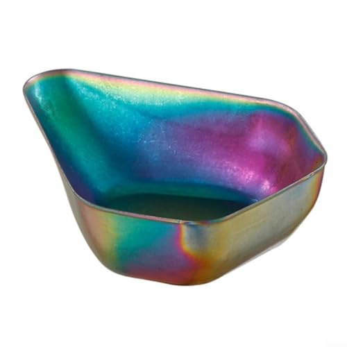 Stilvoller Kaffeebohnen-Messbecher mit abgerundetem, konischem Ausguss zum Ausgießen (bunt) von GLFLOW